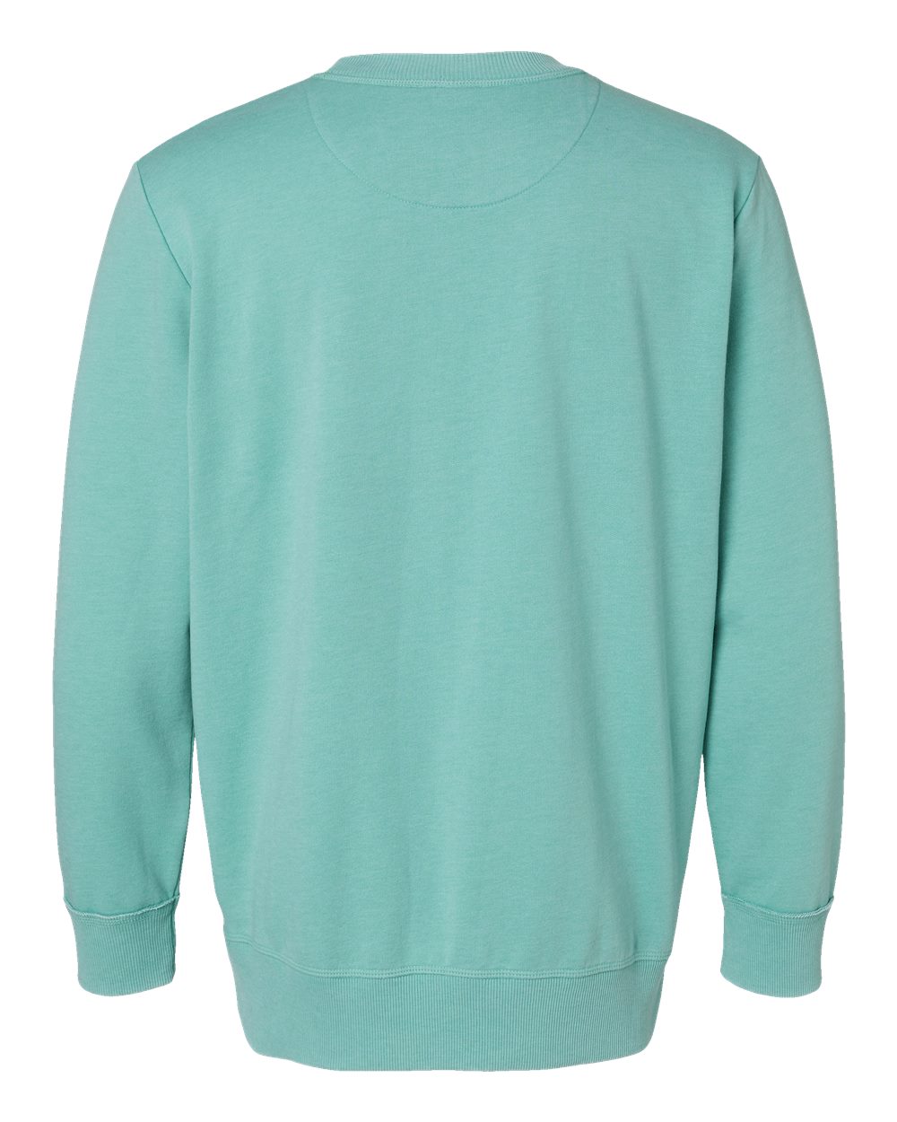 Front View of Washed Saltwater Vintage Wash Fleece Crewneck Sweatshirt - 6935
