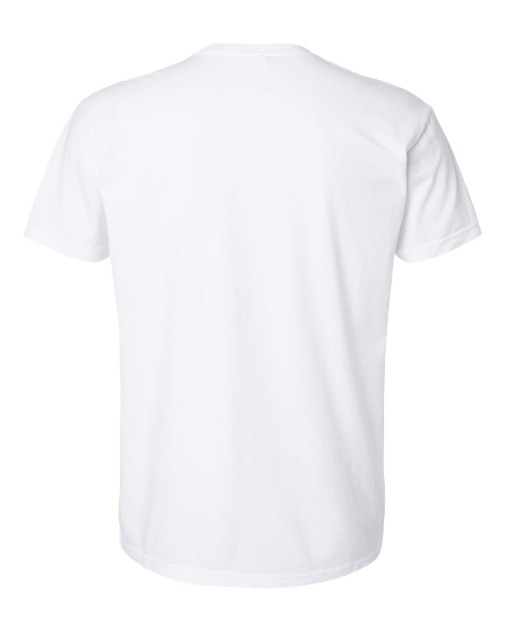 Front View of Washed White Soft Wash T-Shirt - 3600SW