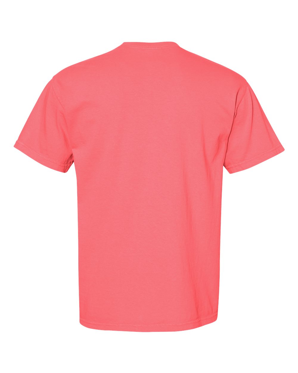 Front View of Watermelon Garment-Dyed Heavyweight T-Shirt - 1717
