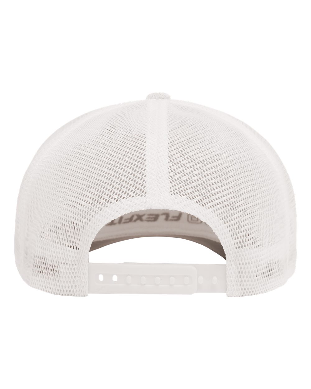 Front View of White 110® Mesh-Back Cap - 110M