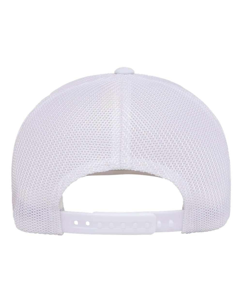 Front View of White 110® Recycled Mesh Cap - 110R