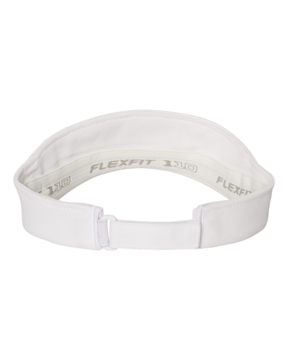 Front View of White 110® Visor - 8110