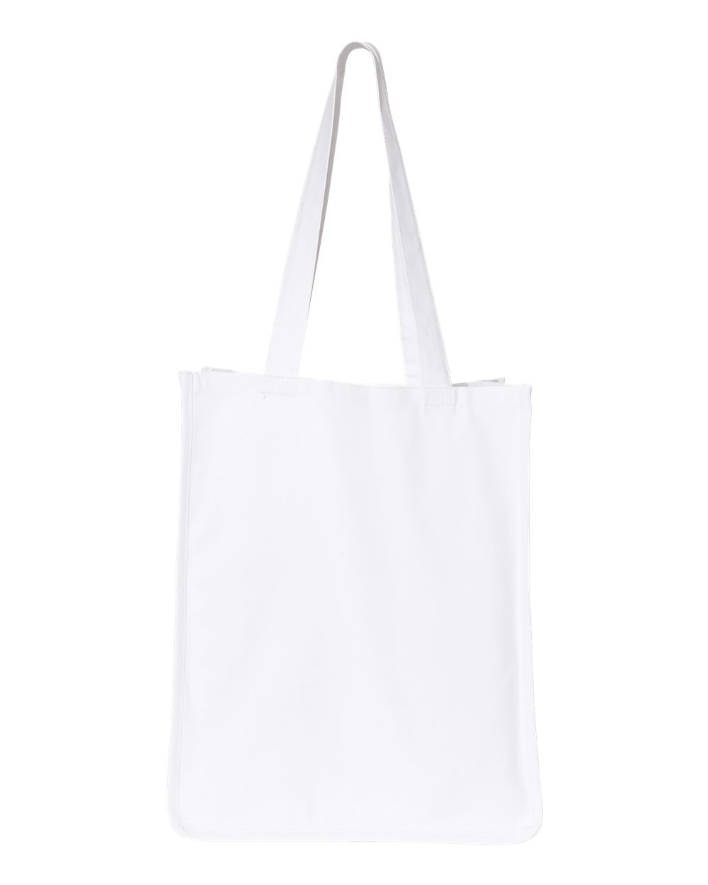 Rear View of White 27L Jumbo Shopping Bag - Q125400