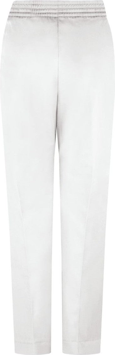 White - 32I Women's Half-Elastic Work Pants - PT59