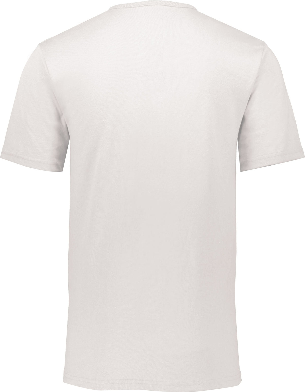 Rear View of WHITE ADULT TWO-BUTTON BASEBALL