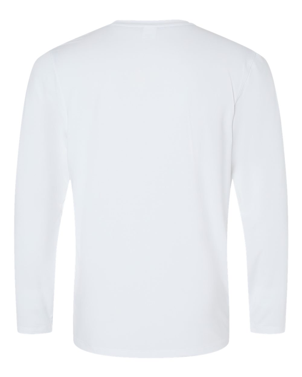 Front View of White Aruba Extreme Performance Long Sleeve T-Shirt - 222