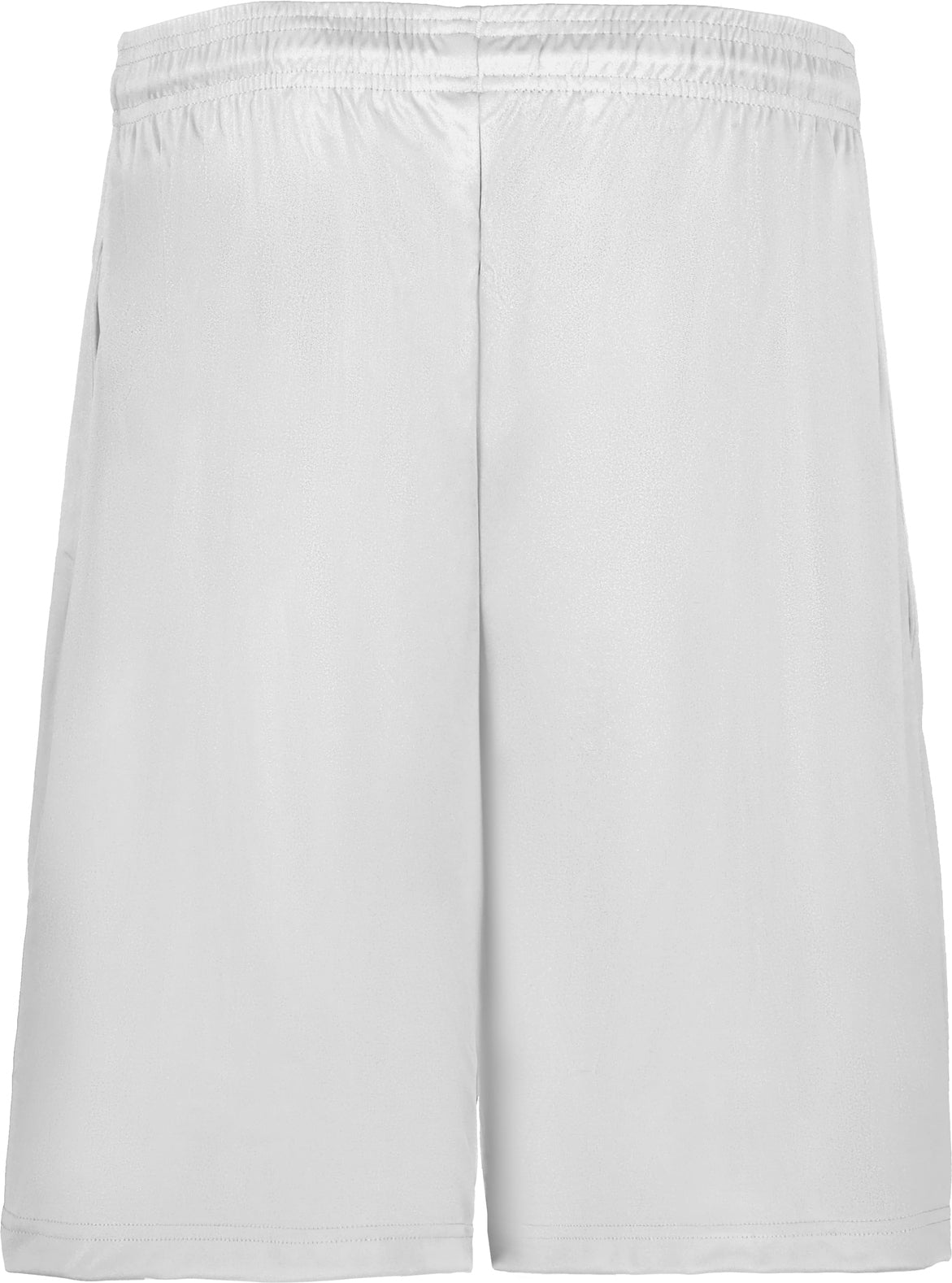 Rear View of WHITE B-CORE POCKETED SHORT