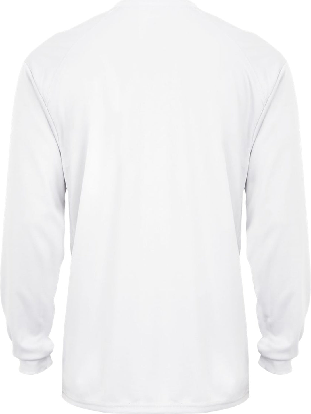 Rear View of WHITE B-TECH L/S TEE