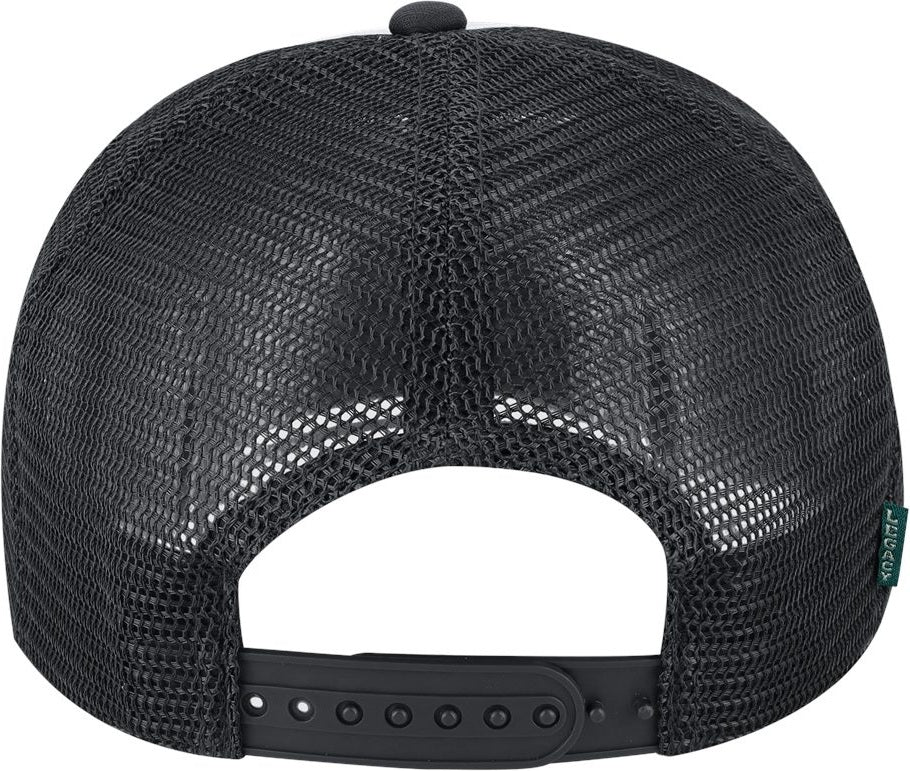 Front View of White/ Black Laguna Cap - LTA