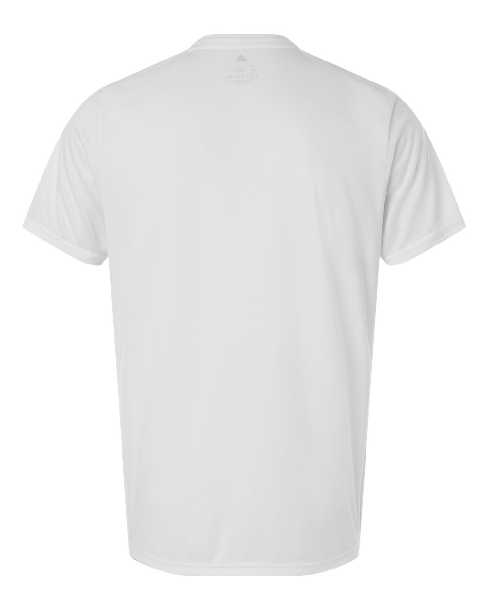 Rear View of White/ Black Men's Entrada 26 Jersey - AT115 plain