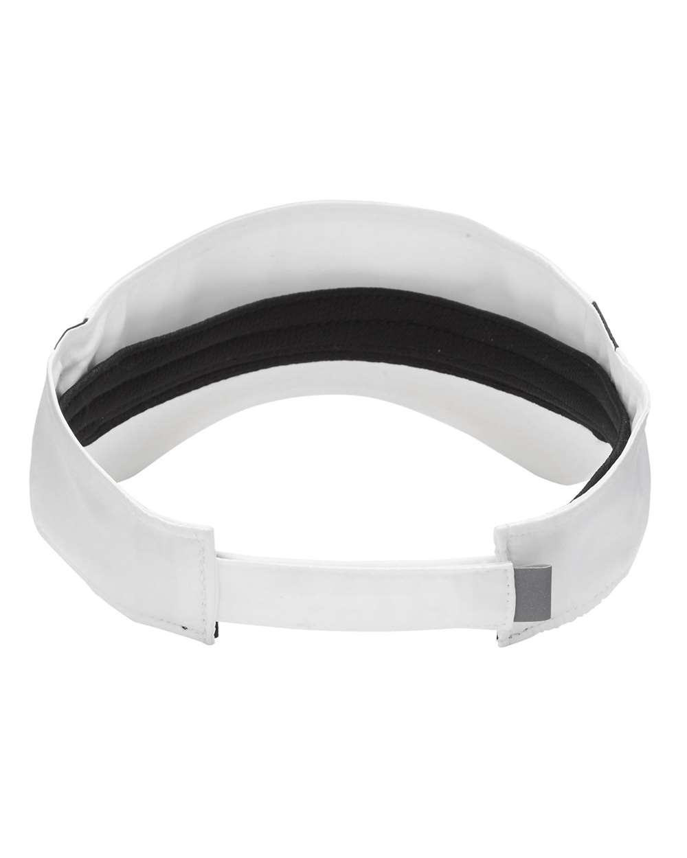 Front View of White/ Carbon Drive Performance Visor - CE002