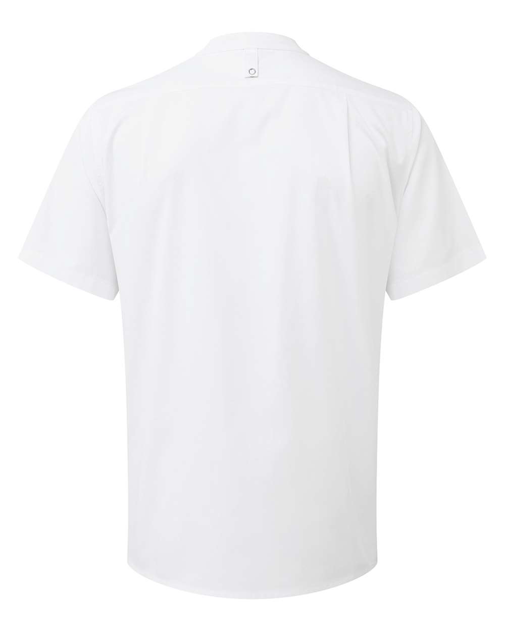 Rear View of White Chef Recycled Shirt - RP904
