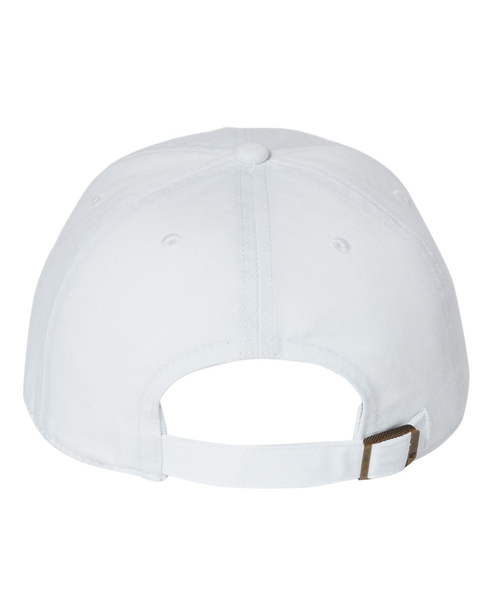 Rear View of White Clean Up Cap - 4700