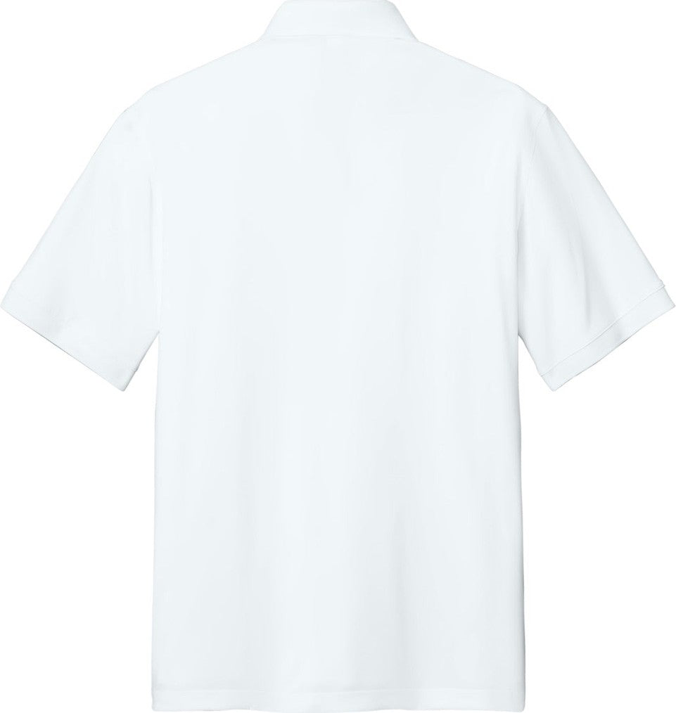 Front View of White CornerStone Workwear Pro Polo CS450