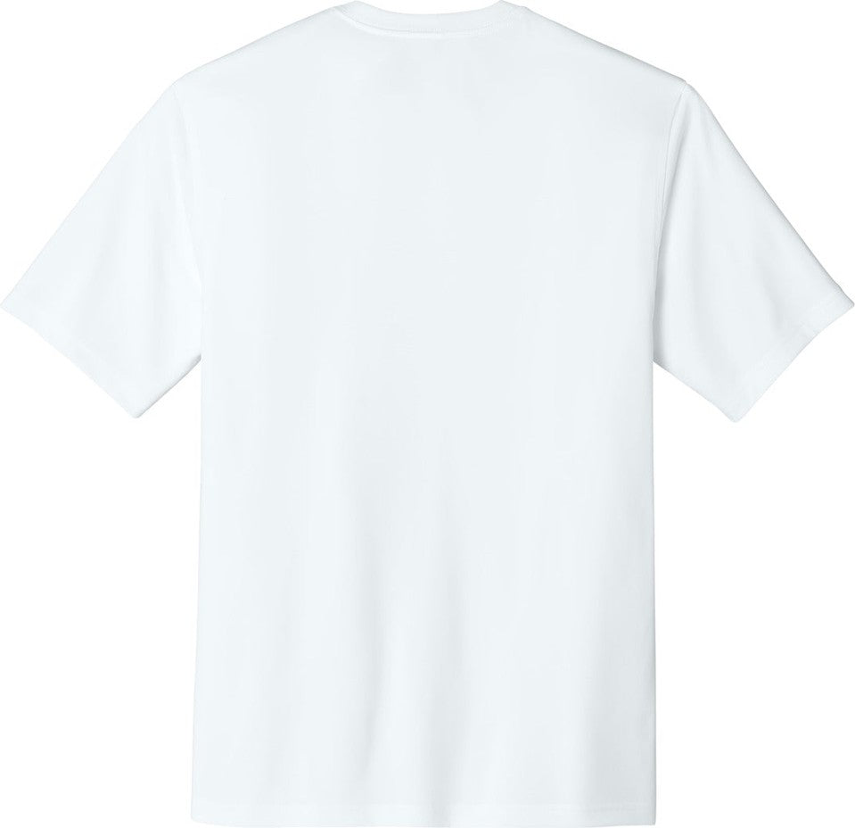 Front View of White CornerStone Workwear Pro Short Sleeve Tee CS440