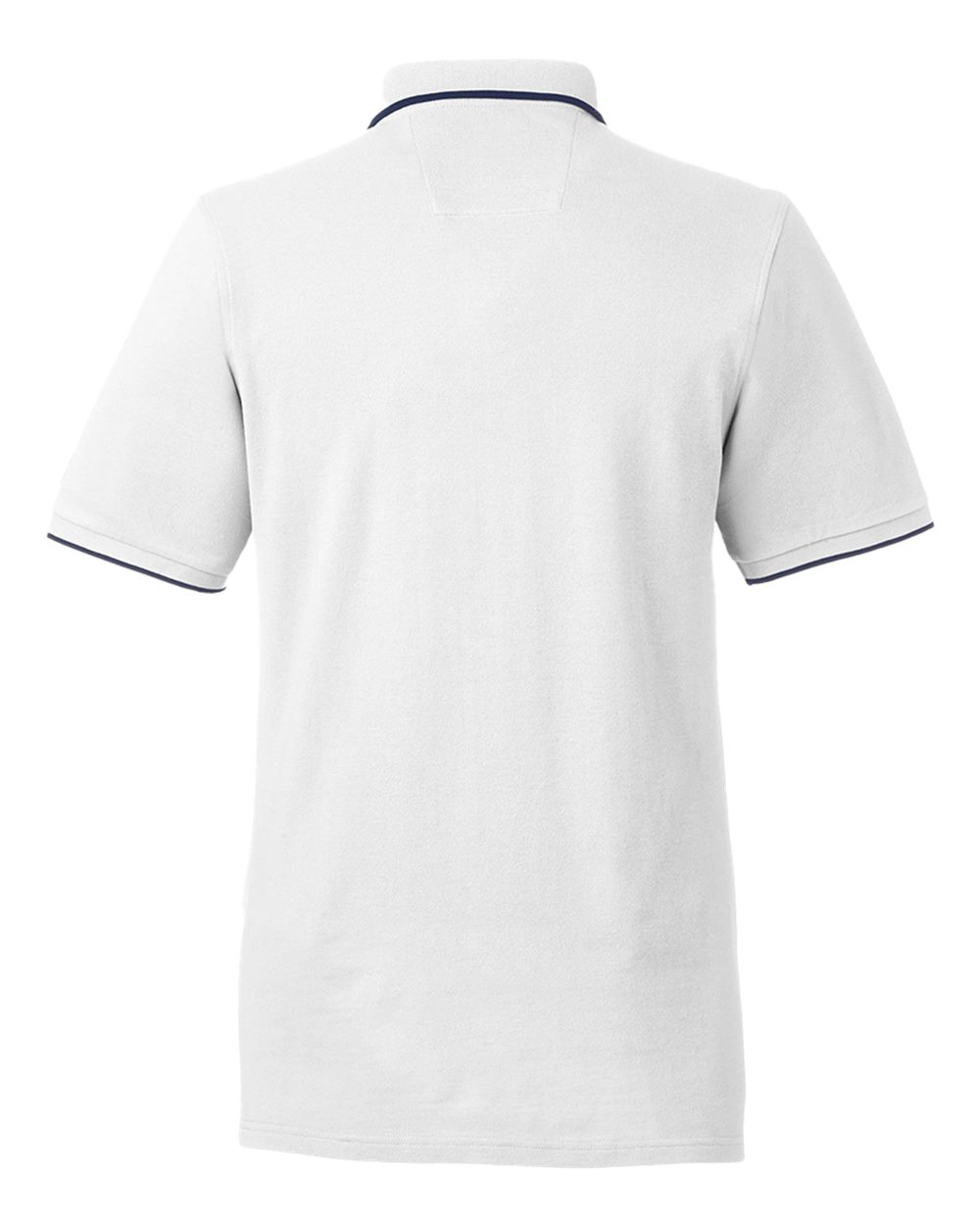 Front View of White Deck Polo - N17165