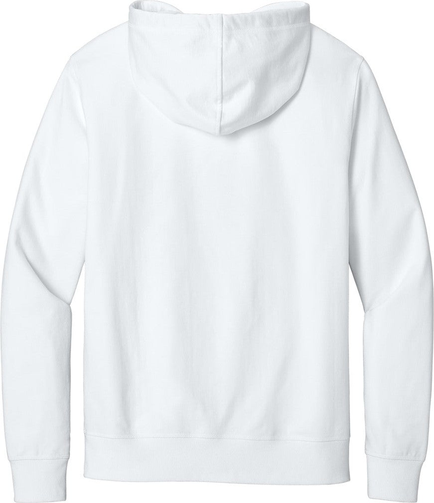 Front View of White District Re-Fleece Hoodie DT8100