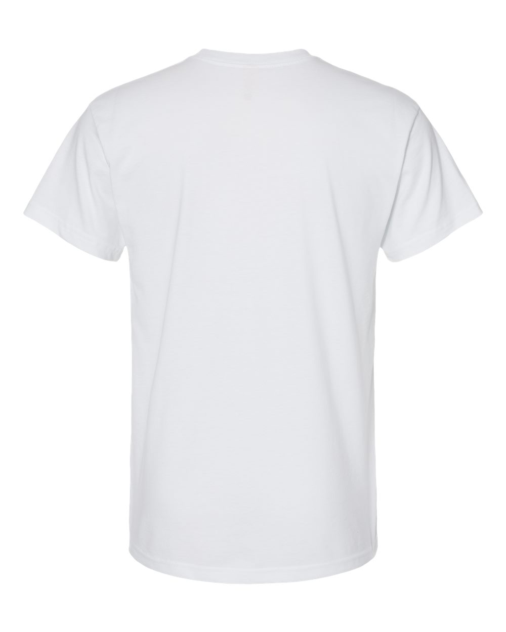 Front View of White Eco Heavyweight T-Shirt - 4600
