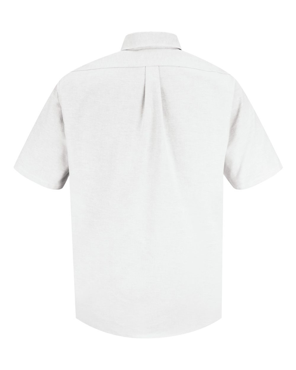 Front View of White Executive Oxford Dress Shirt - SR60