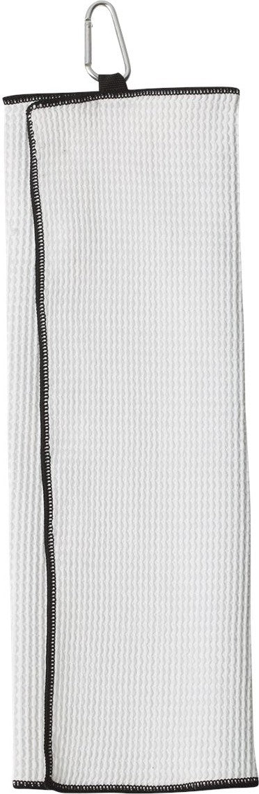 Front View of White Fairway Golf Towel - C1717MTC