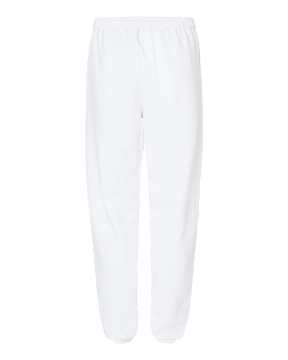 Front View of White Heavy Blend™ Sweatpants - 18200