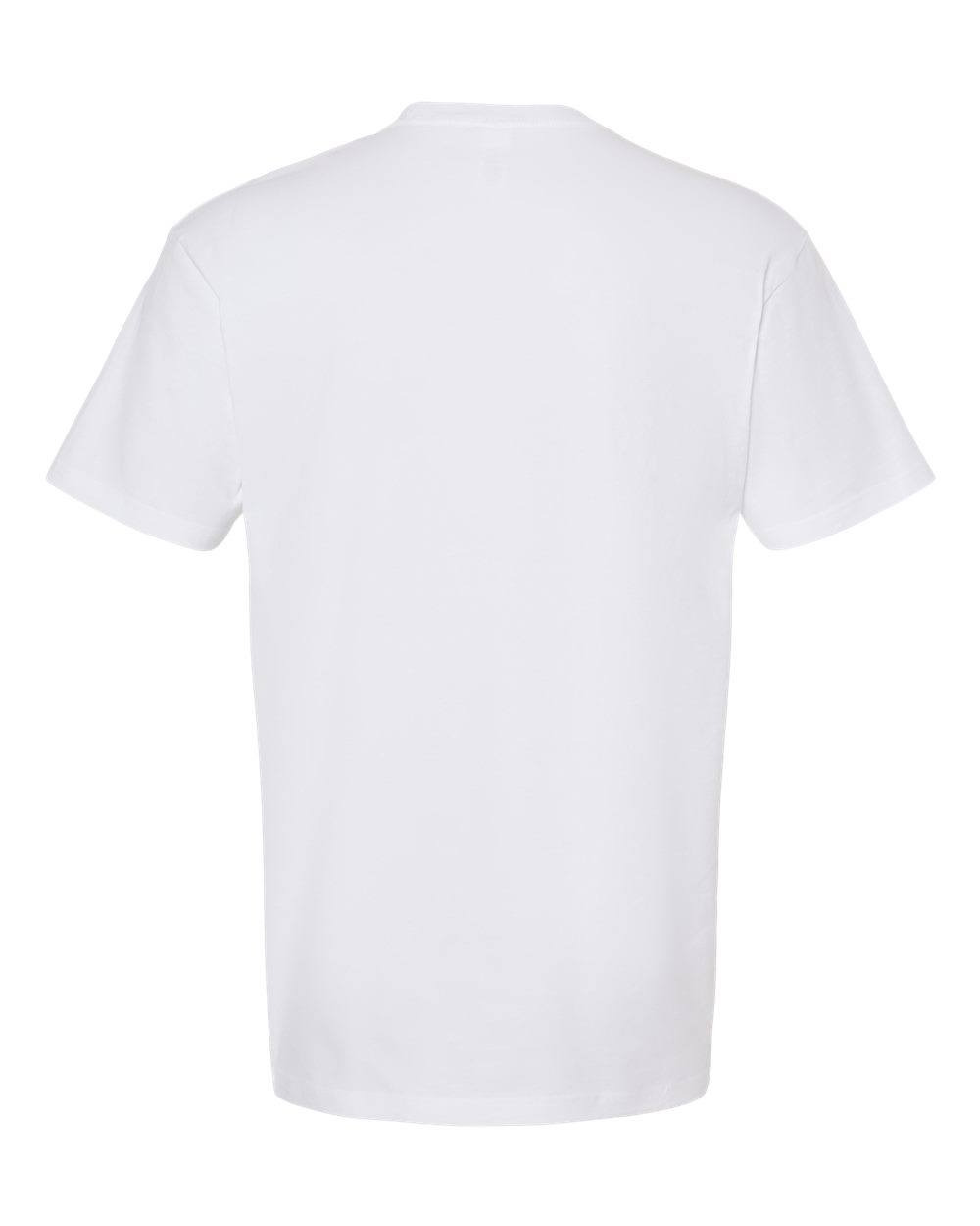 Front View of White Heavyweight Jersey T-Shirt - 290