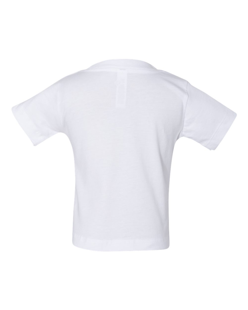 Front View of White Infant Jersey Tee - 3001B
