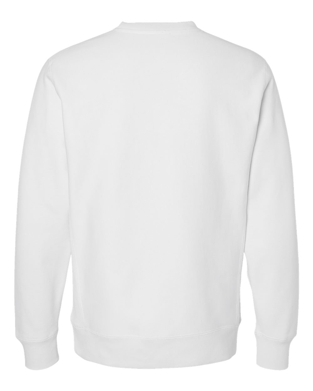 Front View of White Legend - Premium Heavyweight Cross-Grain Crewneck Sweatshirt - IND5000C