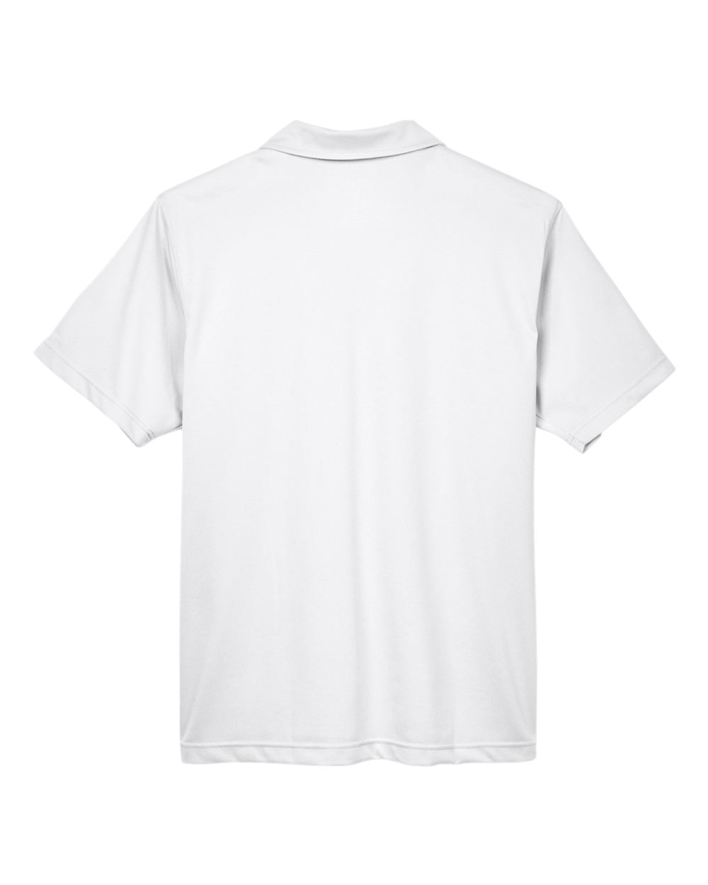 Front View of White Men's Command Snag Protection Polo - TT21