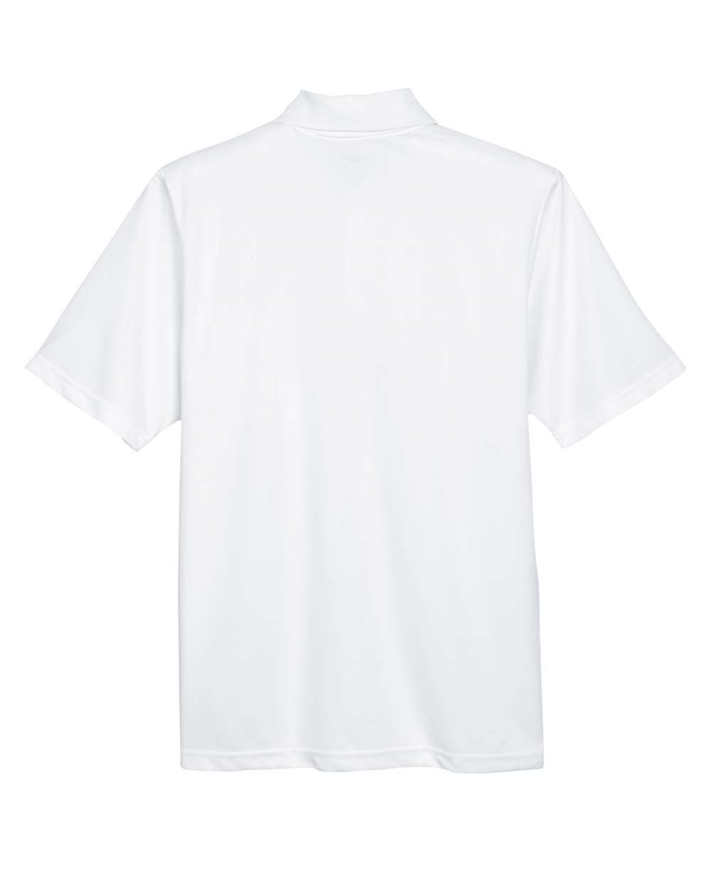 Front View of White Men's Origin Performance Piqué Polo with Pocket - 88181P