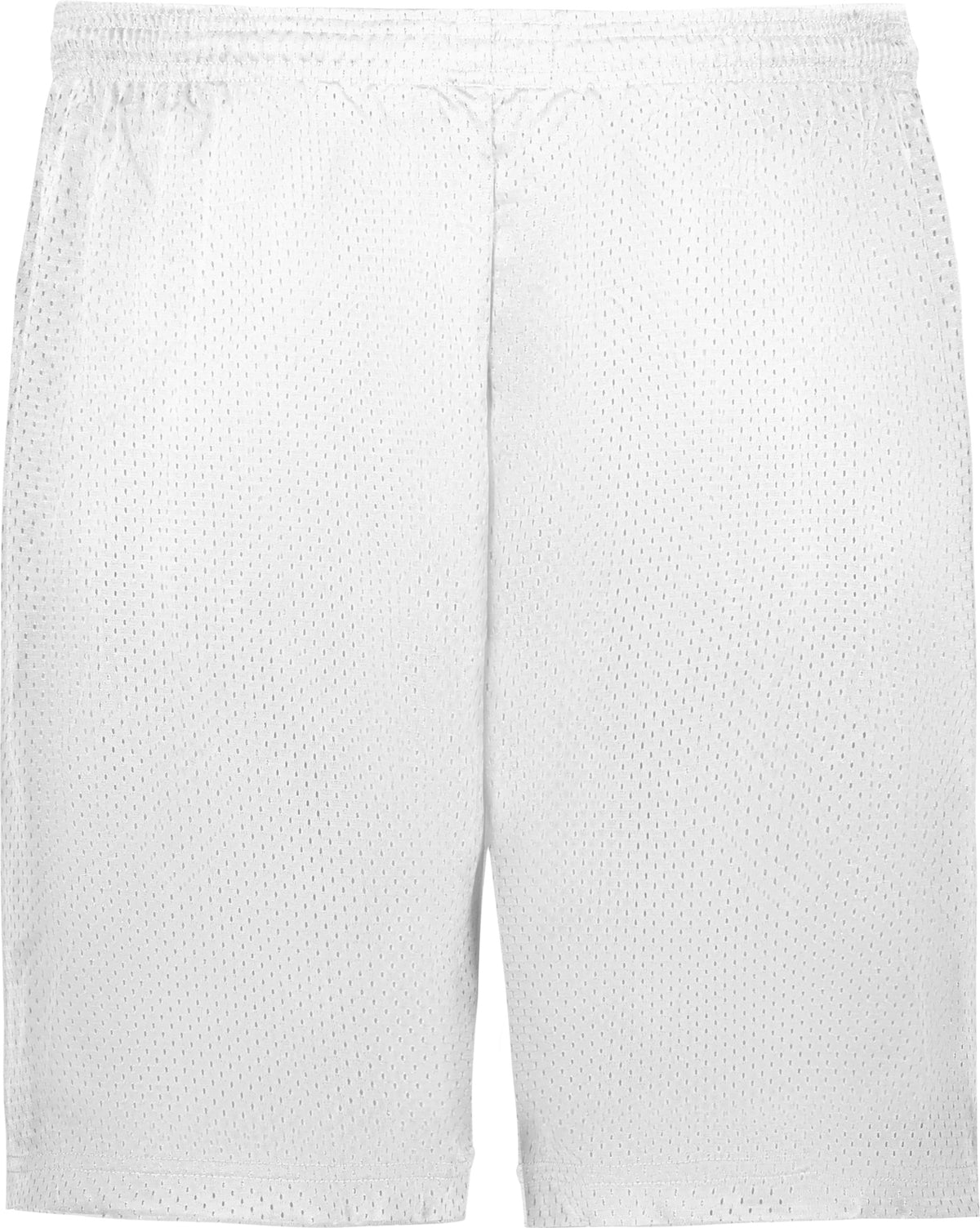 Rear View of WHITE MESH/TRICOT SHORT