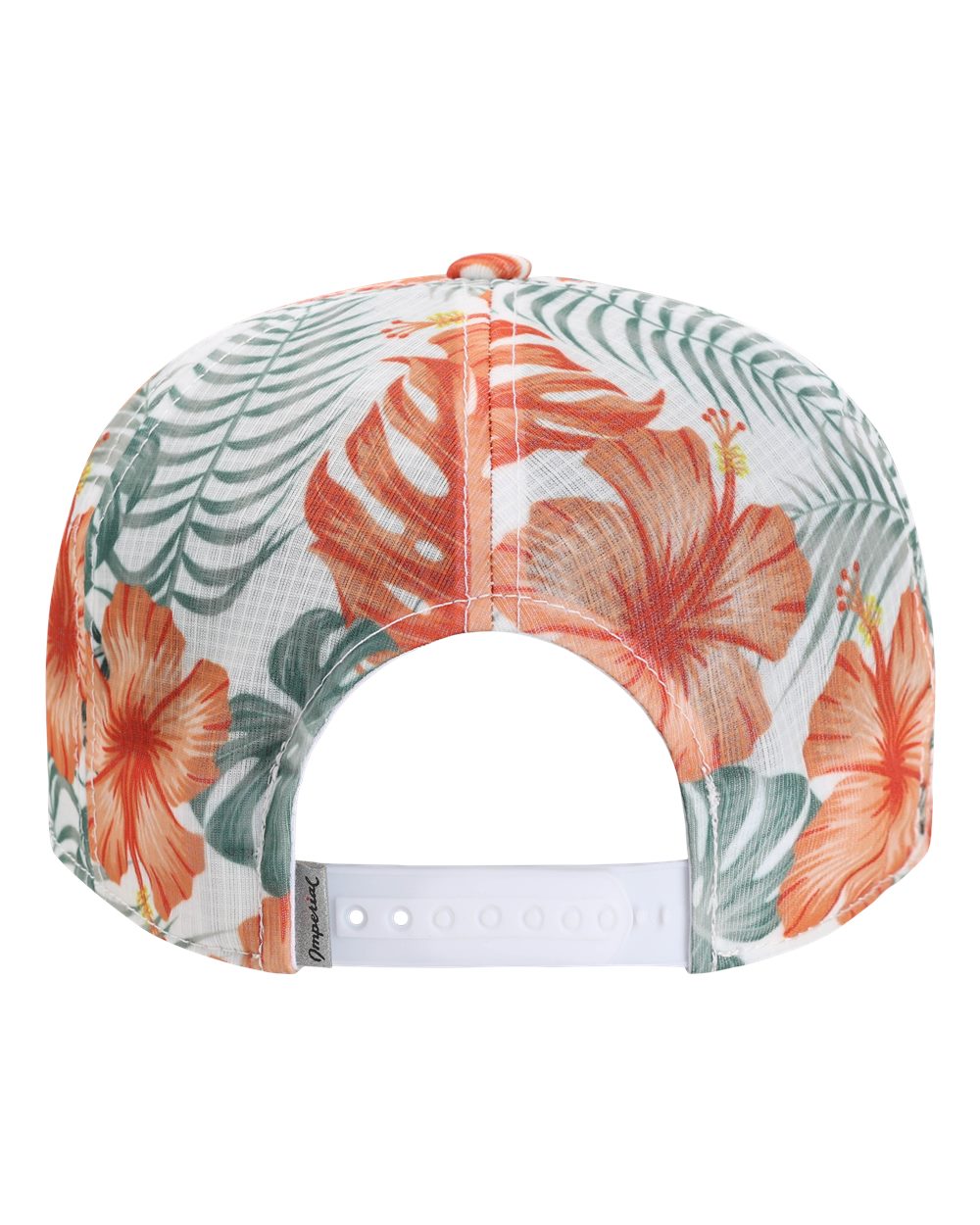 Rear View of White Multi The Live Wire Cap - DNA012