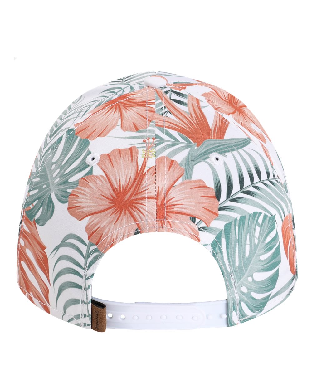 Front View of White Multi The Outtasite Cap - 5058