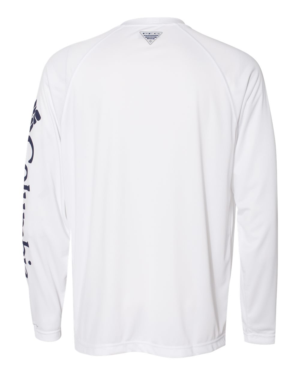 Front View of White/ Nightshade PFG Terminal Tackle™ Long Sleeve T-Shirt - 138826