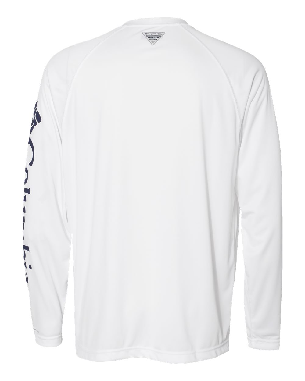 Front View of White/ Nightshade PFG Terminal Tackle™ Long Sleeve T-Shirt - 212472