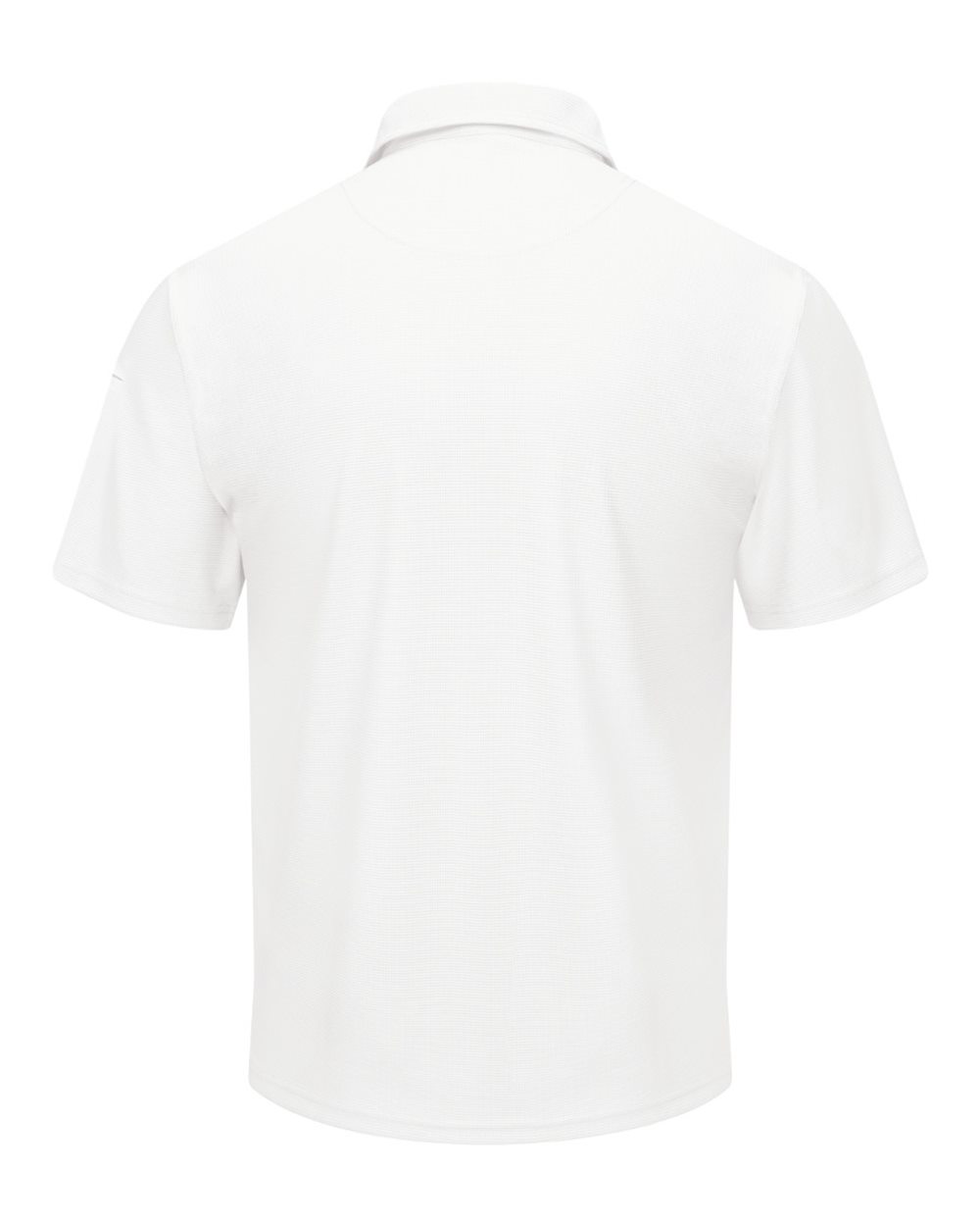Front View of White Performance Knit® Flex Series Pro Polo - SK90