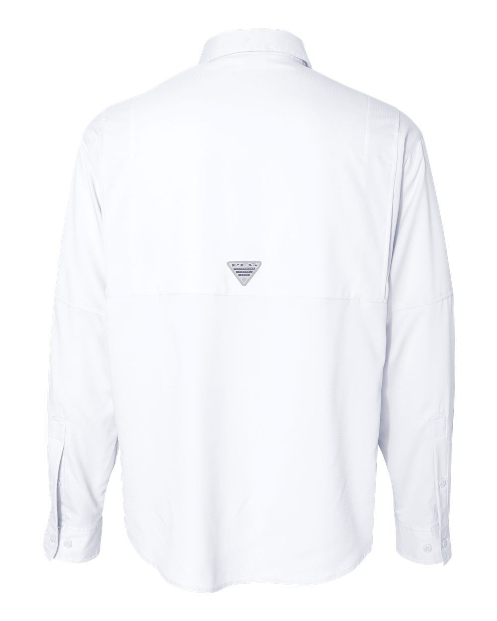 Front View of White PFG Tamiami™ II Shirt - 212467