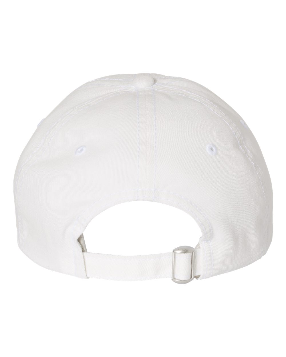 Front View of White Pigment-Dyed Cap - SP500