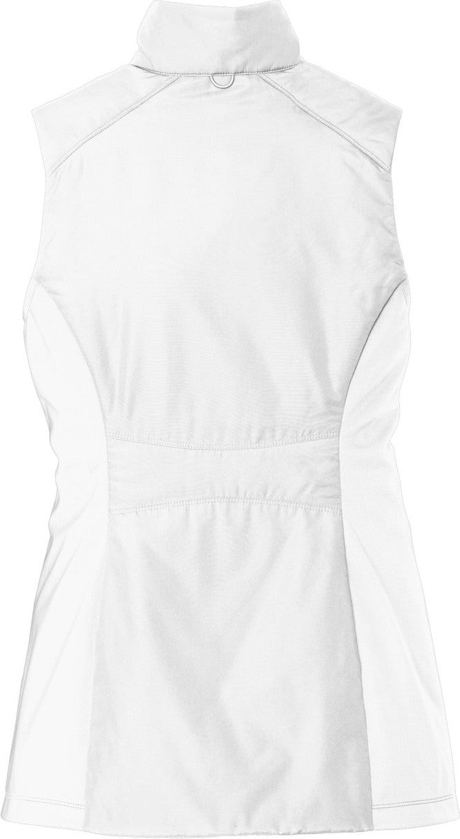 Front View of White Port Authority Women's Collective Insulated Vest. L903