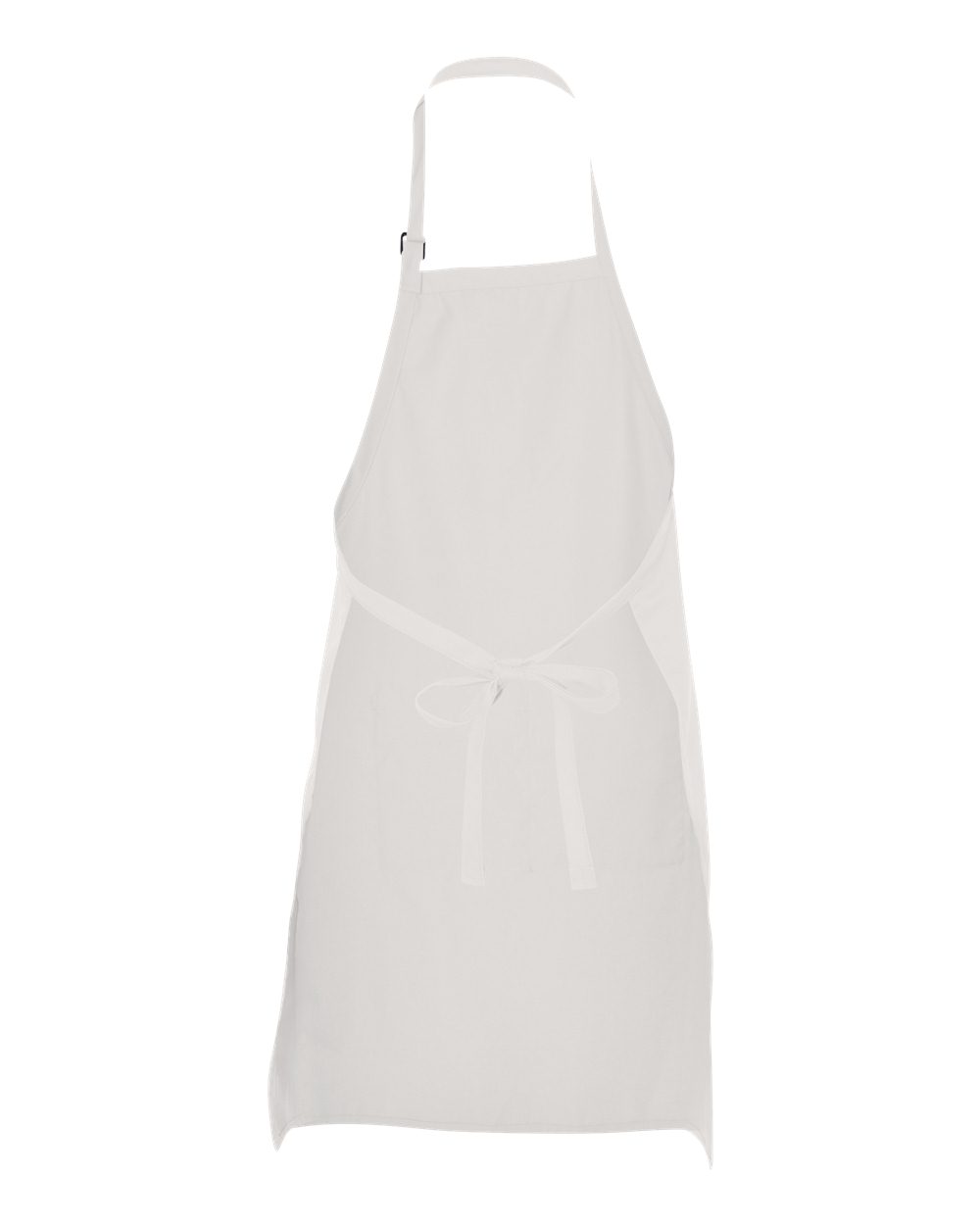 Rear View of White Premium Bib Apron - TT30