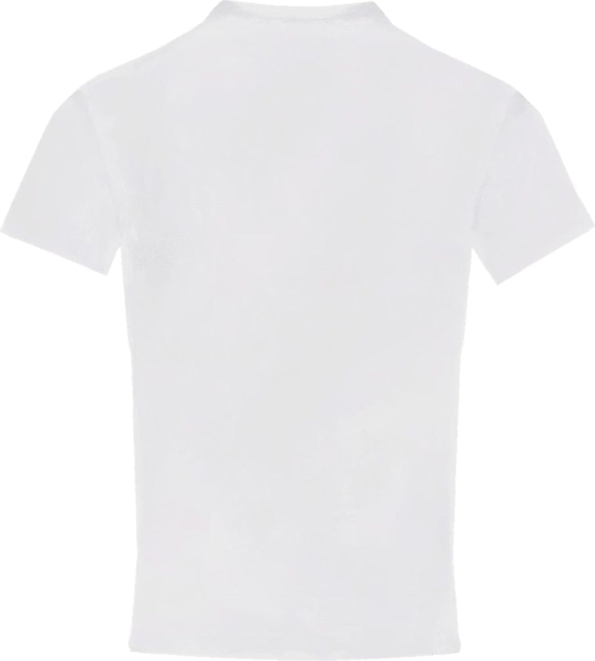 Rear View of WHITE PRO COMPRESSION CREW