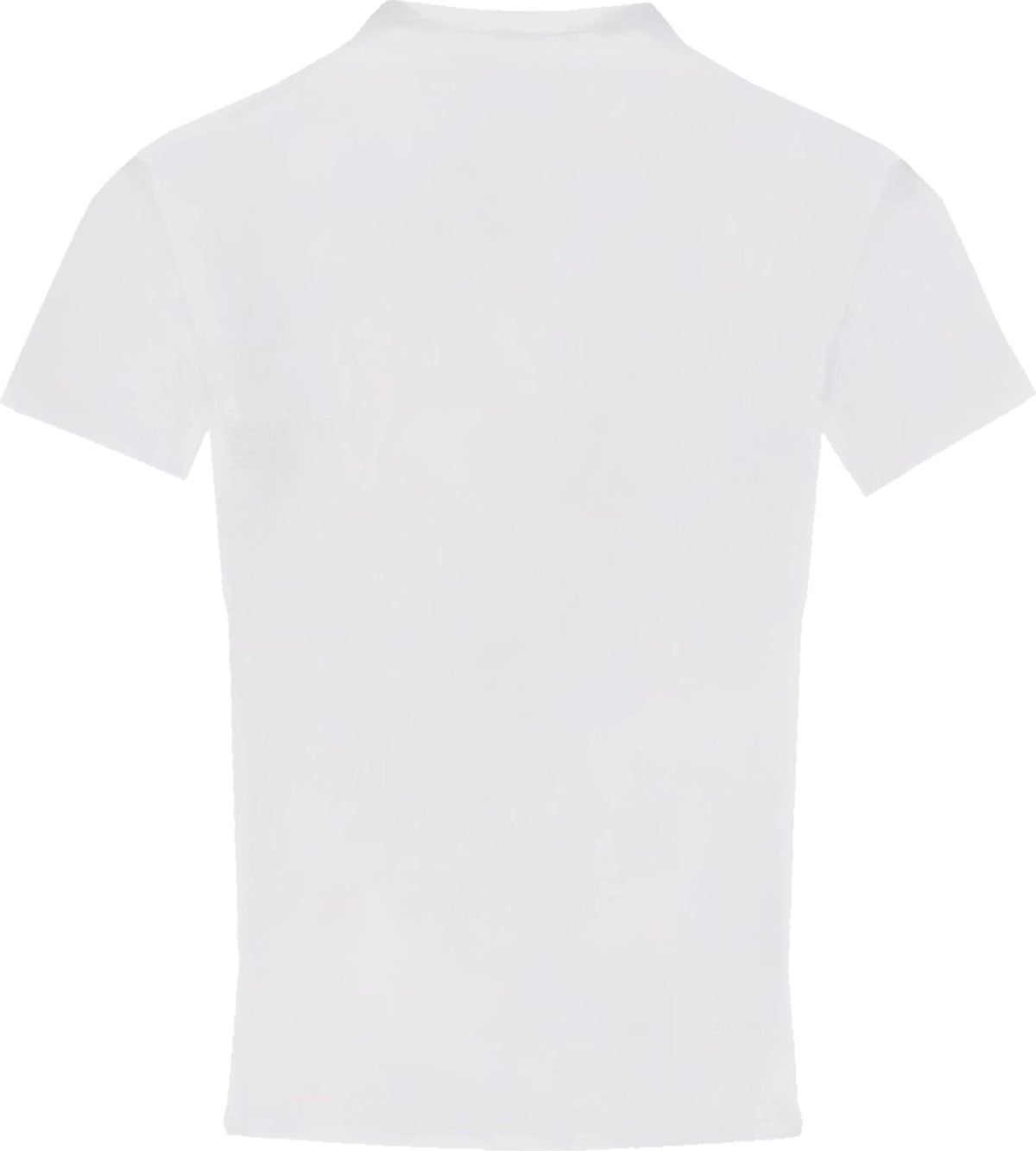 Rear View of WHITE PRO COMPRESSION YOUTH CREW