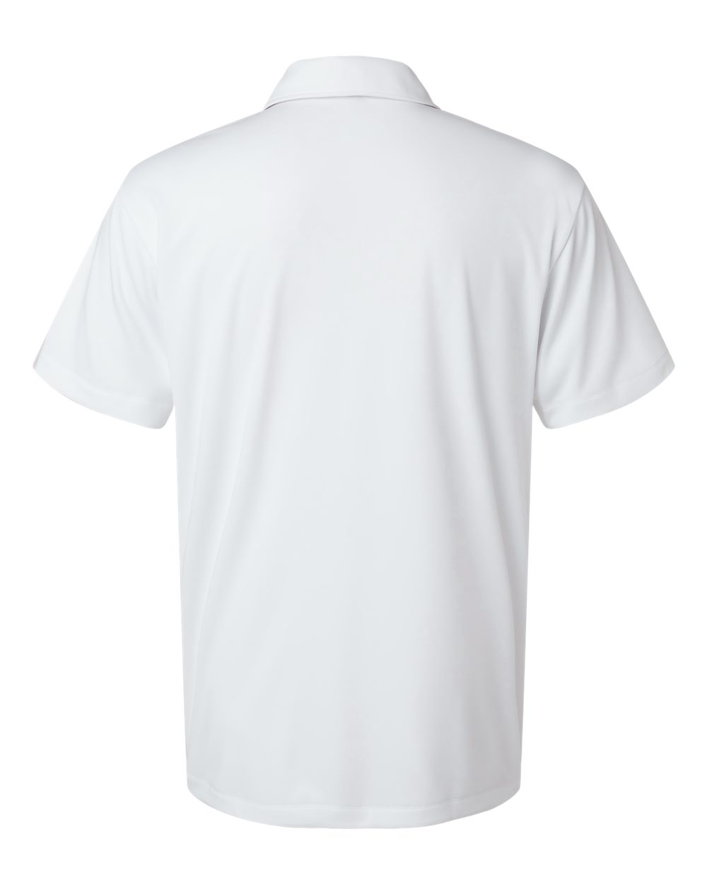 Front View of White Pro-Lock Performance Polo - 41800