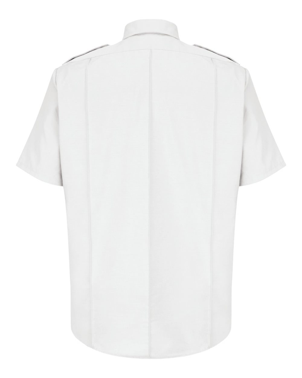 Front View of White Security Shirt - SP46