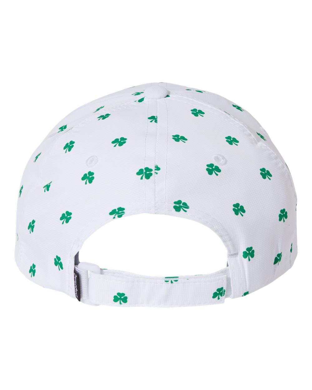 Front View of White Shamrock Alter Ego Cap - X210R