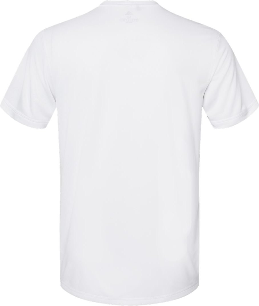 Front View of White Sport T-Shirt - A376