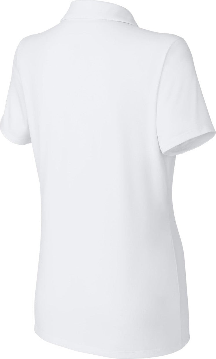 Rear View of White Sport-Tek Women's Versa Polo LST490