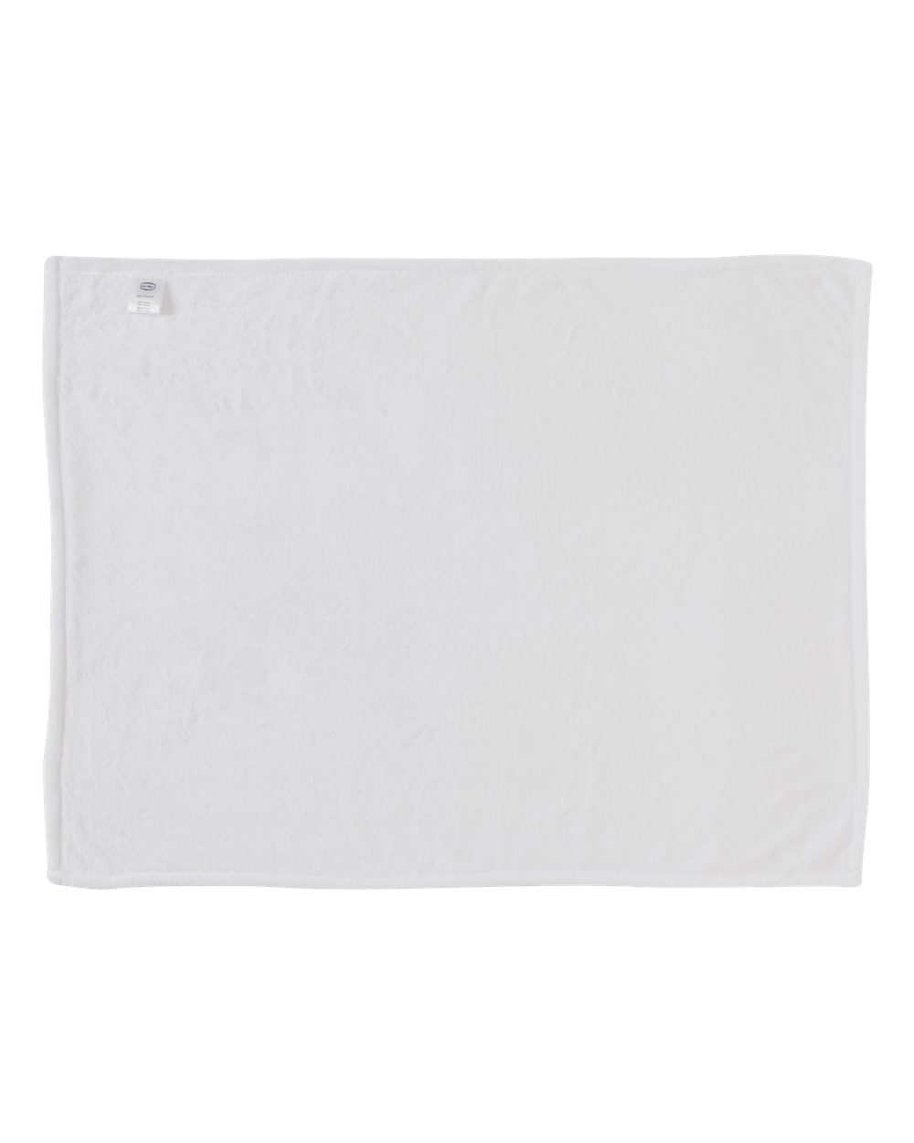Front View of White Sublimation Silk Touch Baby Blanket - PSB3040ST