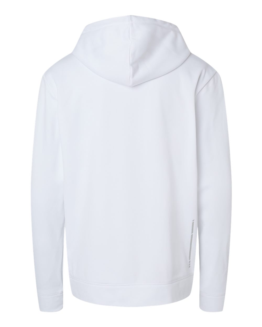 Front View of White Team Issue Hydrolix Hooded Sweatshirt - FOA402994