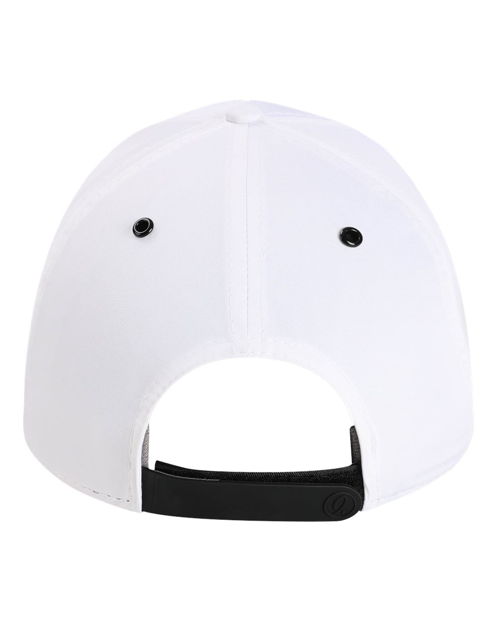 Rear View of White The Habanero Performance Rope Cap - 6054